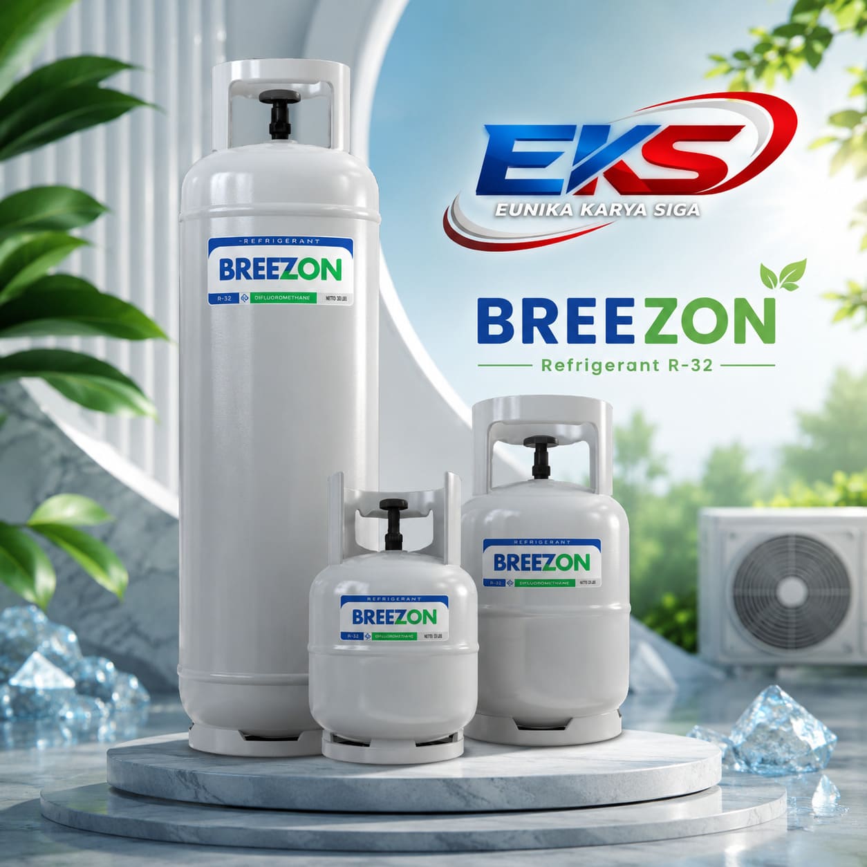 Distributor & Supplier Breezon R32 Original untuk AC Inverter dan Sistem Pendingin
